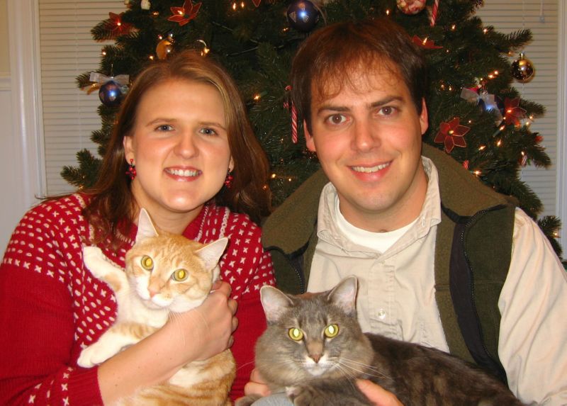 Kevin, Amanda, Missy & Hobbes