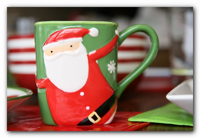 Walmart Holiday Time Christmas Mug - Santa