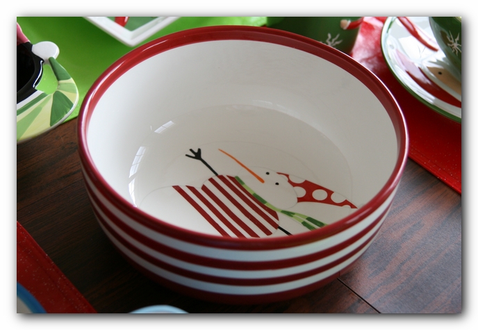 Walmart Holiday Time Christmas Bowl - Snowman