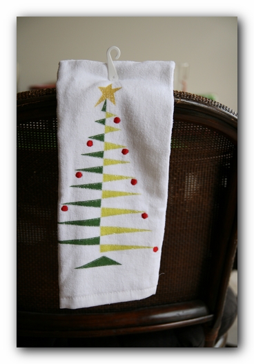 Walmart Holiday Time Christmas Towel - Tree