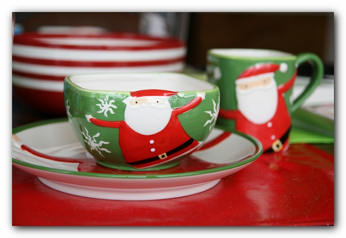 Walmart Holiday Time Christmas Bowl - Santa