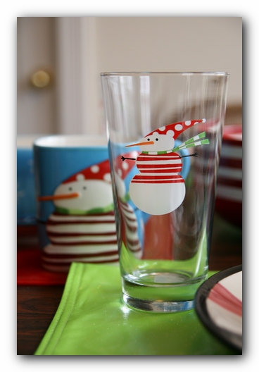Walmart Holiday Time Christmas Glass - Snowman
