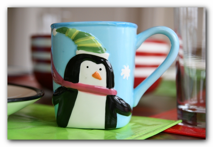 Walmart Holiday Time Christmas Mug - Penguin