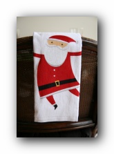 Walmart Holiday Time Christmas Towel - Santa