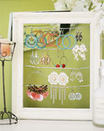 Picture Frame Earring Display