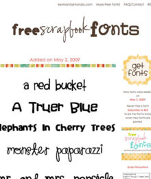 Free Handwriting Fonts — 600+ Free Fonts from Kevin & Amanda	