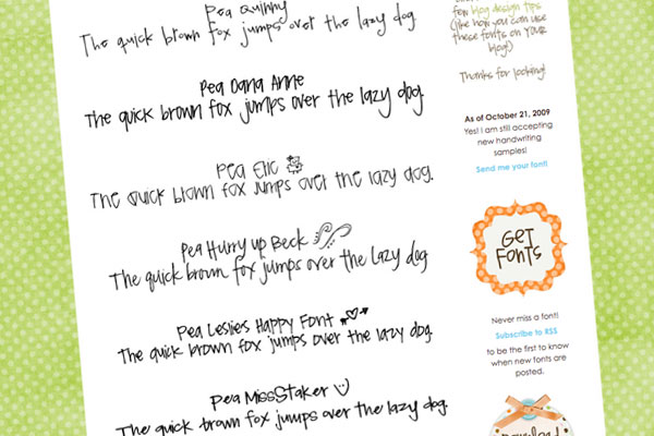 20 New Handwriting Fonts | Download for free!