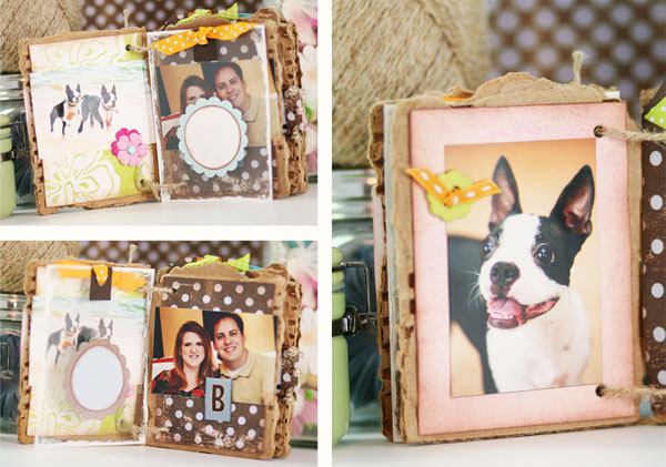 Cardboard Mini Album | Scrapbooking Projects to Use Up Your Scraps!