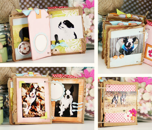 Cardboard Mini Album | Scrapbooking Projects to Use Up Your Scraps!