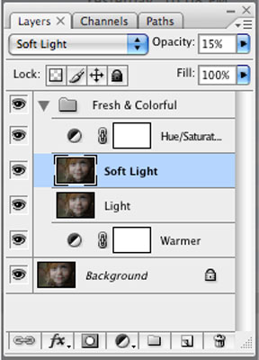 Image of Photoshop's Soft Light Action