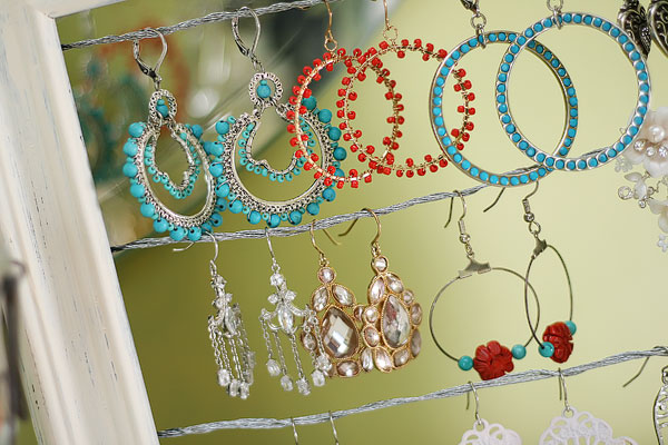 Shabby Chic Dangly Earring Display Holder