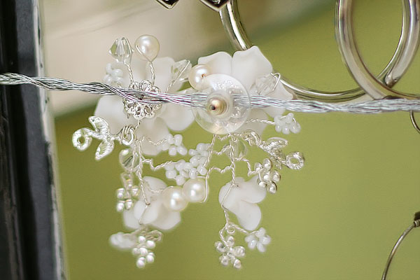 Shabby Chic Dangly Earring Display Holder