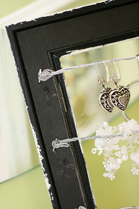 Shabby Chic Dangly Earring Display Holder