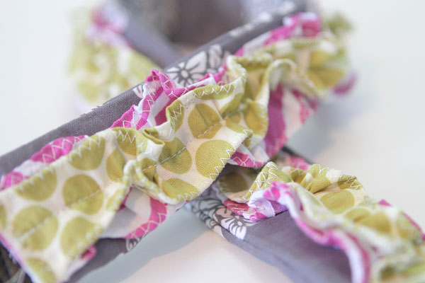 Make a Ruffled Camera Strap Slipcover Tutorial