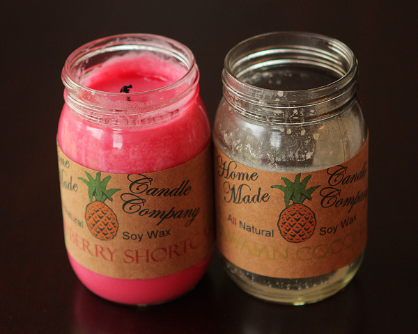 Strawberry Shortcake & Hawaiian Coconut Candles