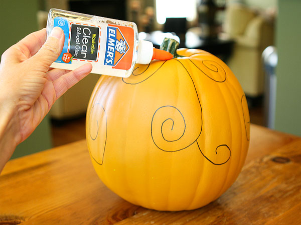 Glittered Fall Pumpkins