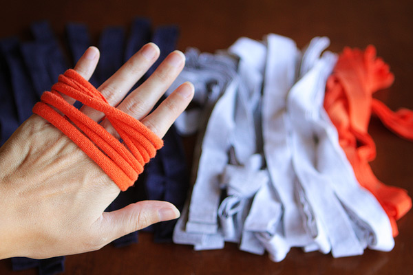 No Sew Tshirt Scarf Tutorial