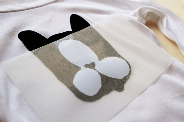 Silhouette Heat Transfer Tutorial - Boston Terrier Shirt