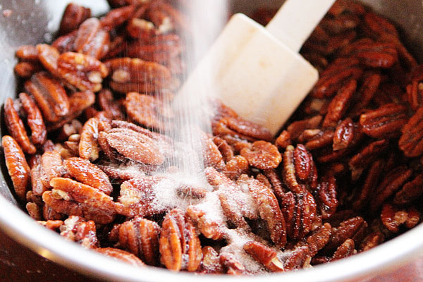 Candied Sugar Glazed Pecans