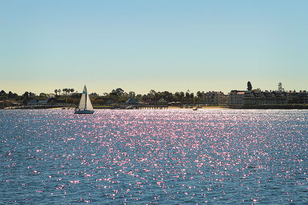 Sunset on Coronado Island, San Diego, California