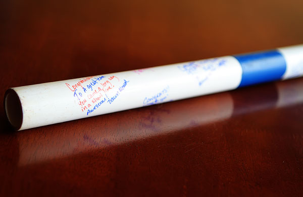 Image of Signatures on Miley's MACH Bar