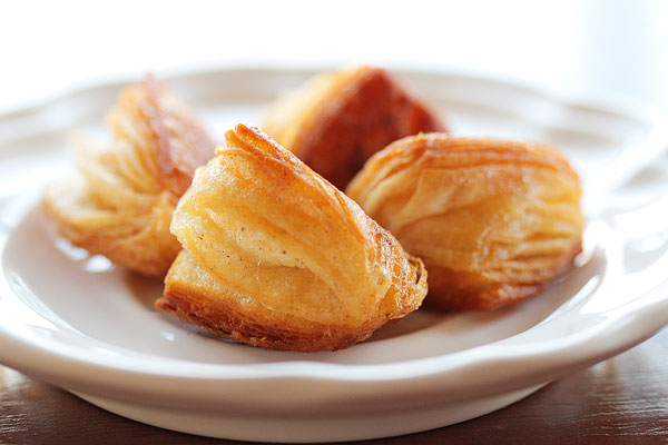 Biscuit Beignets with Praline Sauce