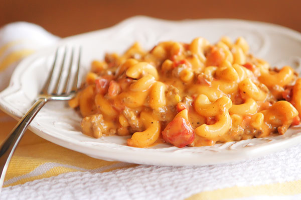 Cheese and Hamburger Macaroni Recipe