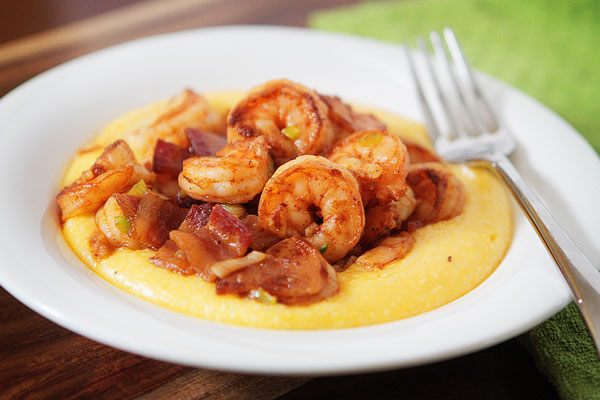 The Best Shrimp and Grits Recipe — with Cheese Grits recipe! 
