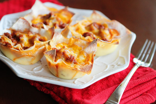 Image of Lasagna Cupcakes