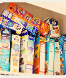 Image of Cereal Boxes in My Pantry