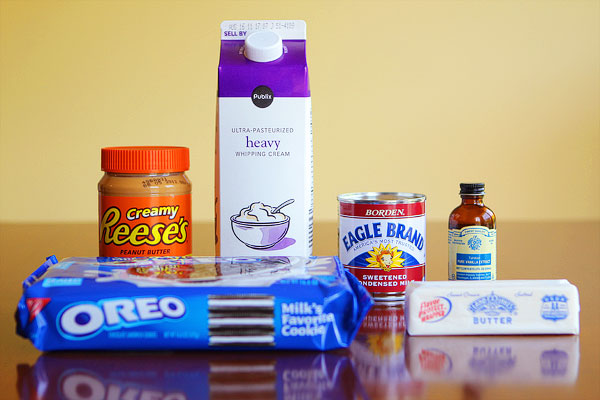 Peanut Butter Oreo Ice Cream Cake - An Easy Homemade Ice Cream Cake Recipe