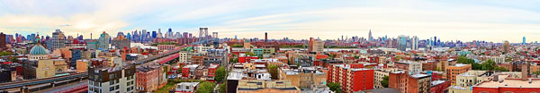 Panoramic View of Manhattan Skyline