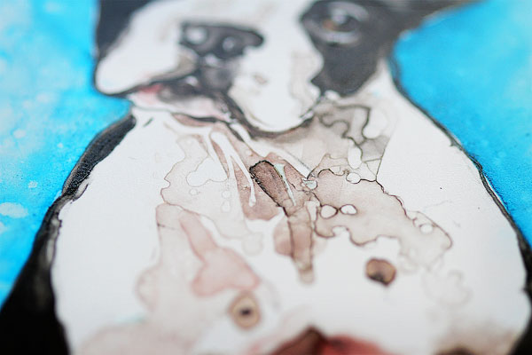 Watercolor Pet Portraits by Rachael Rossman