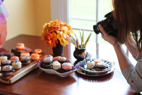 Halloween French Macarons | Failproof Step by Step Photo Recipe & Tutorial