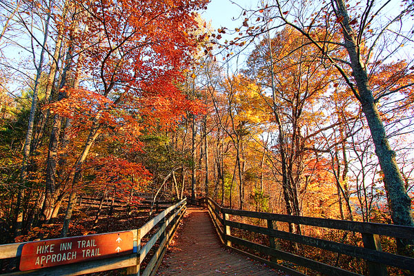 Blue Ridge, Georgia Fall Weekend Getaway. Hiking, Cabins & Waterfalls.