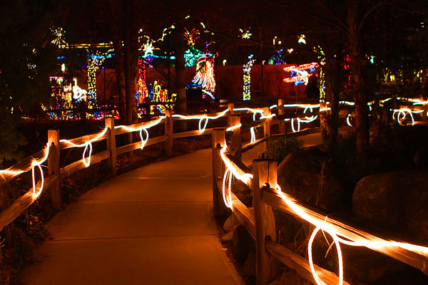 Holiday River of Lights in Albuquerque, New Mexico