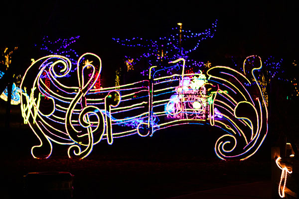 Holiday River of Lights in Albuquerque, New Mexico