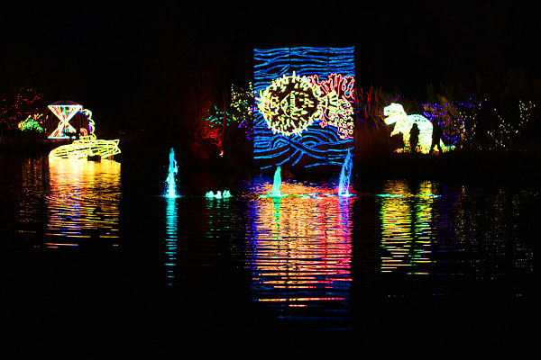 Holiday River of Lights in Albuquerque, New Mexico