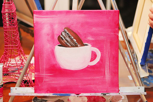 Chocolate Taste Testing and Macaron Social Painting Party