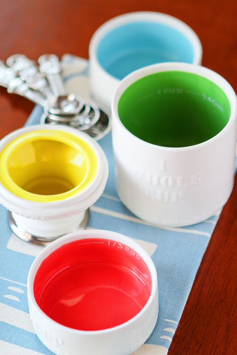 Anthropologie Milk Bottle Measuring Cups