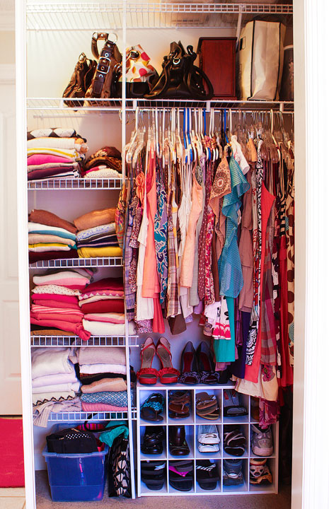 Closet Makeover Organization