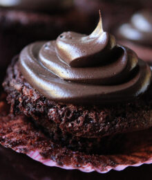 Image of Brownie Batter Chocolate Fudge Cupcakes