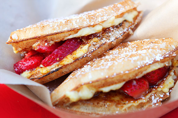 Bruxie Gourmet Waffle Sandwiches in Orange, California