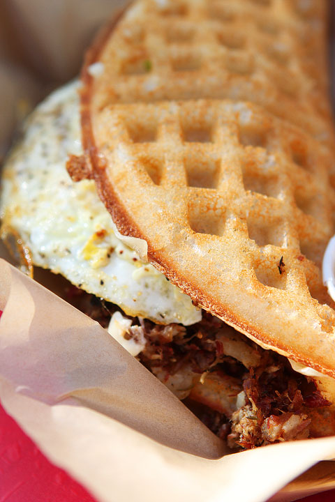 Bruxie Gourmet Waffle Sandwiches in Orange, California