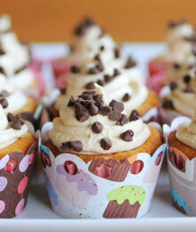 Image of Chocolate Chip Cookie Dough Cupcakes