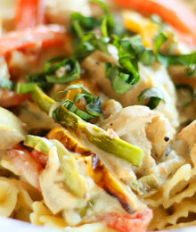 Image of Colorful Chicken Alfredo