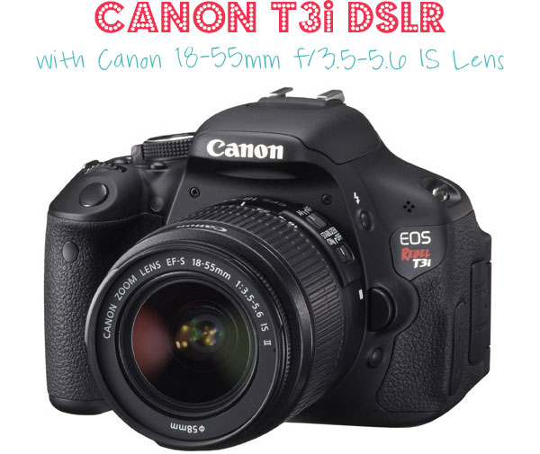 Birthday Week Giveaway #6! Canon T3i DSLR Camera + Lenses from (Winners Announced!!) — & Amanda