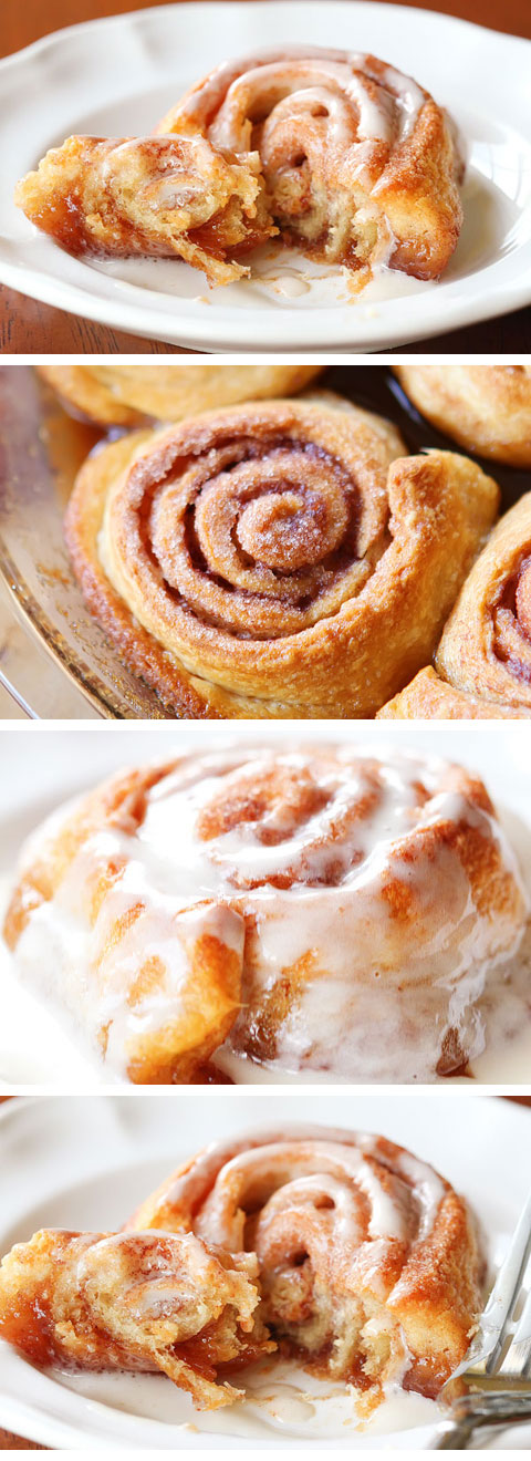 How To Make Cinnamon Rolls with Crescent Rolls + Homemade Cinnamon Roll Icing — The Best Cinnamon Roll Recipe
