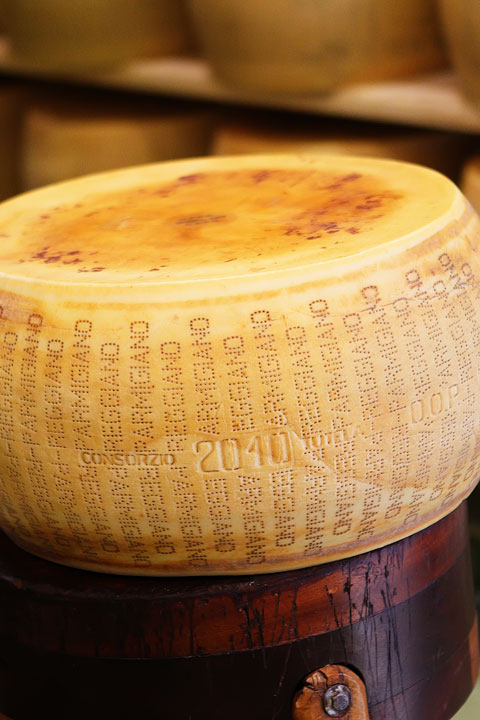 Parmigiano Reggiano Taste-Testing at Casearia Sant'Anna