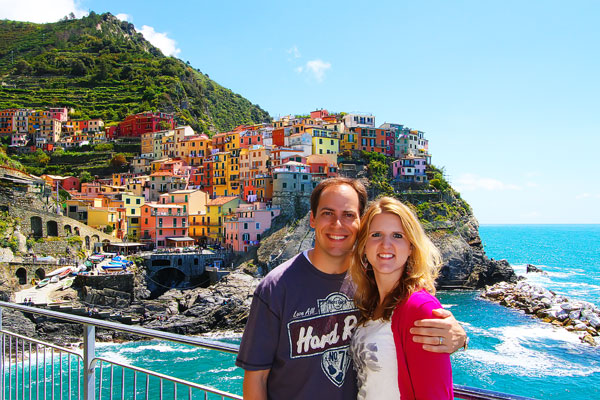 Manarola and Riomaggiore, Cinque Terre, Italy